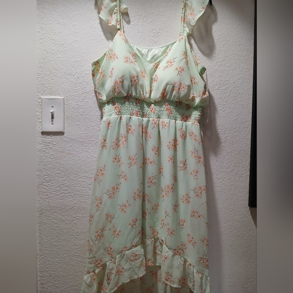 No Boundaries size Xxl Nwot Floral Mint nwot  Green Dress
